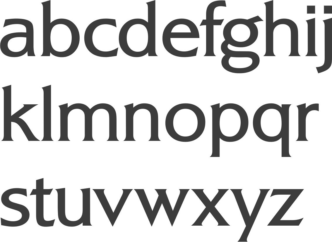 MyFonts Inscribed typefaces