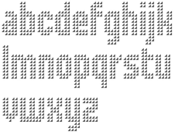 MyFonts Long list of mechanical typefaces