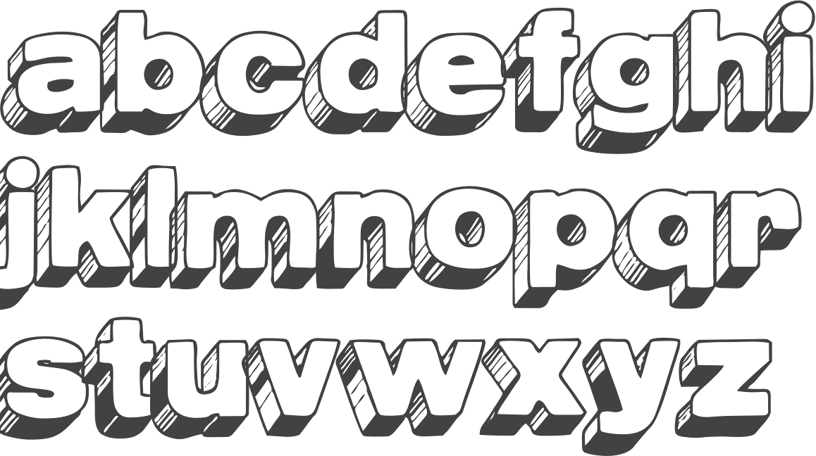 MyFonts Postcard typefaces