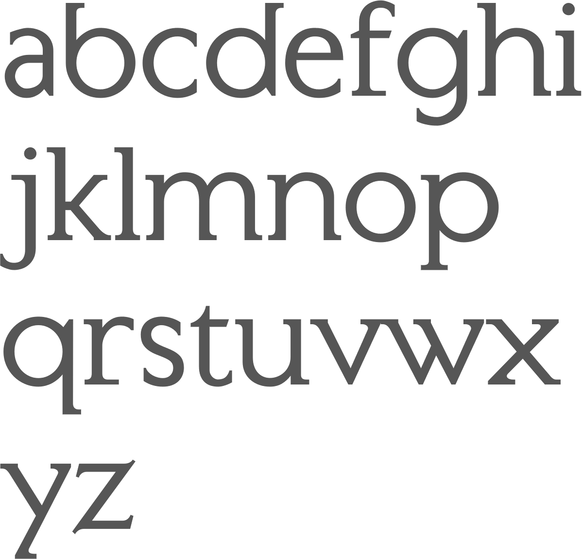 MyFonts SemiSerif typefaces