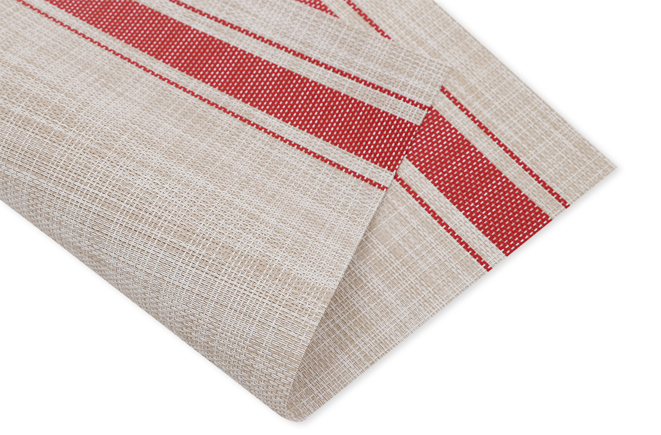 Vinyl Placemat Set of 6 (Red) Lucas Forest