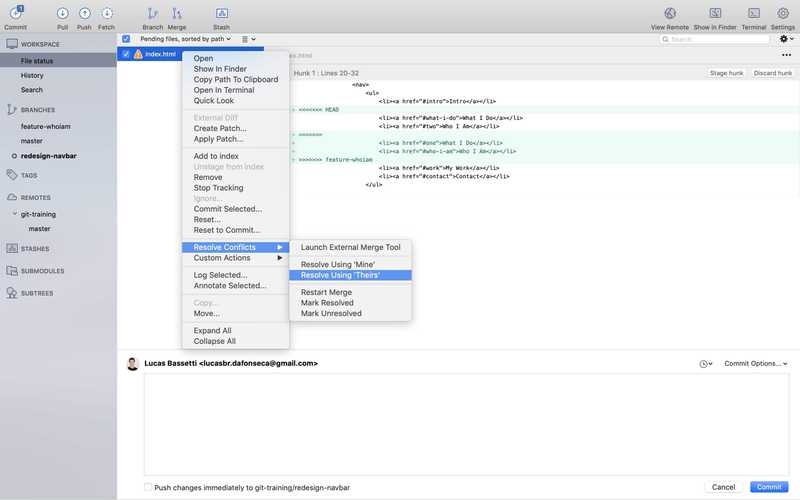 Useful git commands with Sourcetree GUI Lucas Bassetti