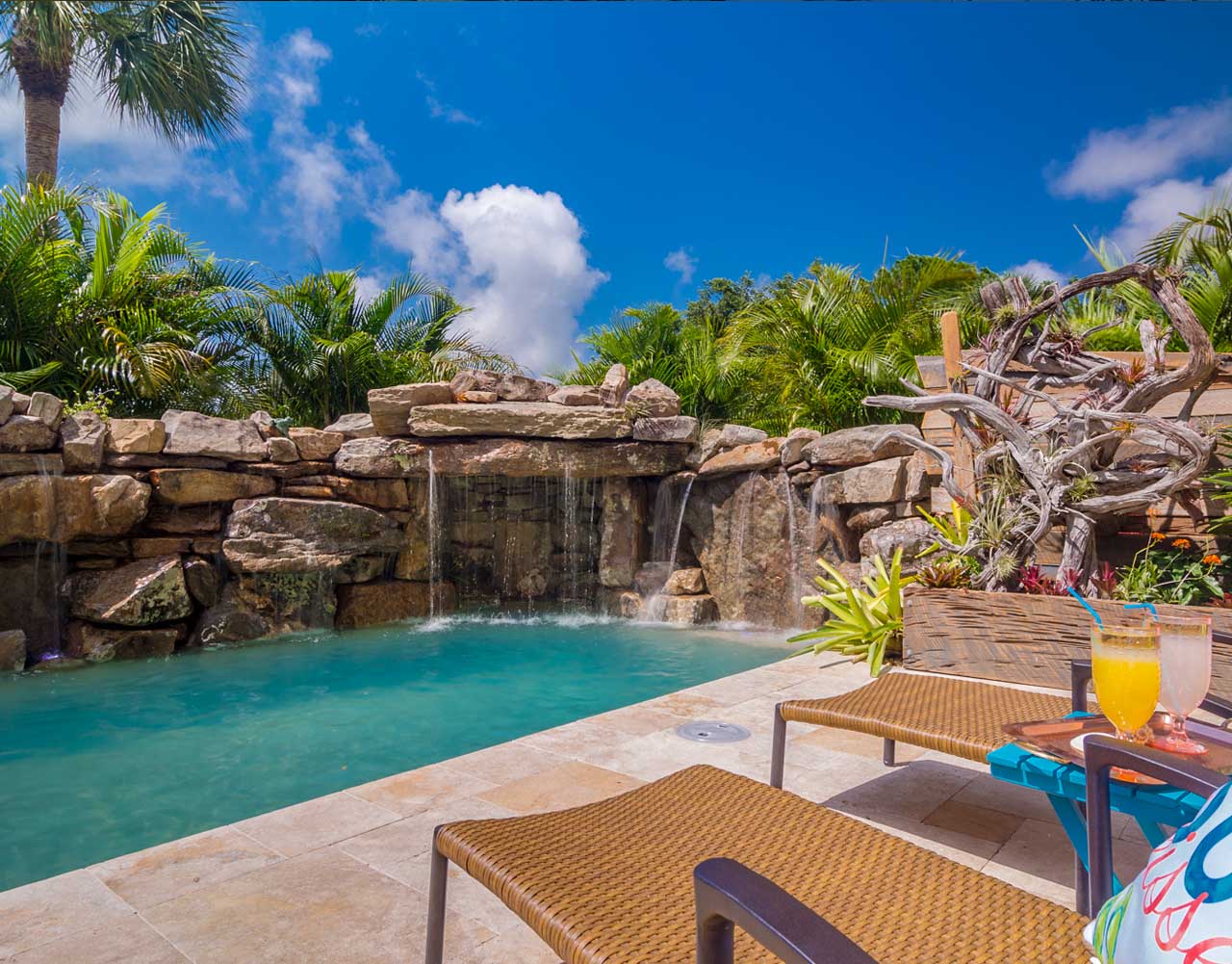 Lucas Lagoons custom pool builder in Sarasota featured on Insane Pools