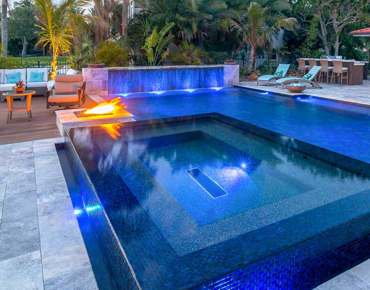 Lucas Lagoons custom pool builder in Sarasota featured on Insane Pools
