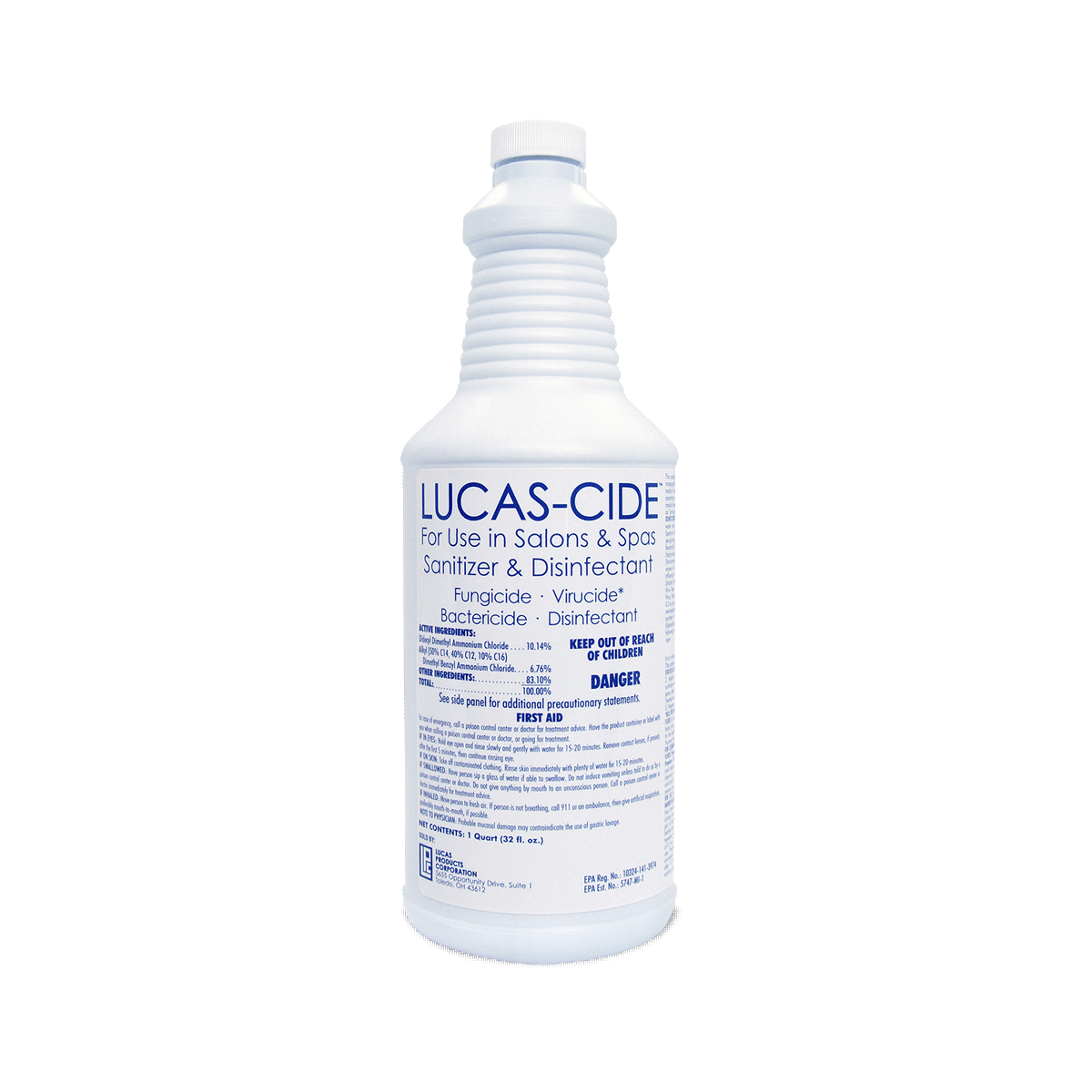 LUCASCIDE Concentrate Disinfectant Quart Lucas Products