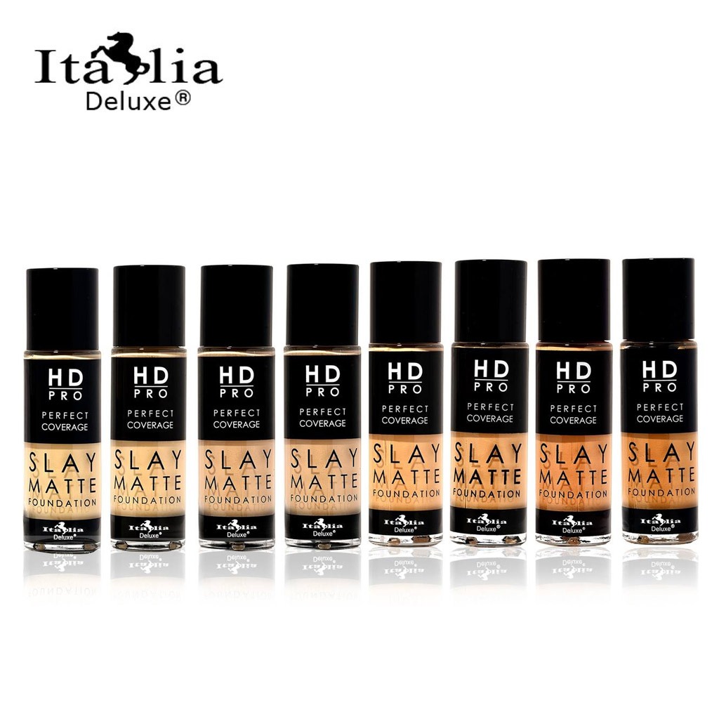 BASE DE MAQUILLAJE LIQUIDA HD PRO SLAY ITALIA DELUXE, 49 OFF