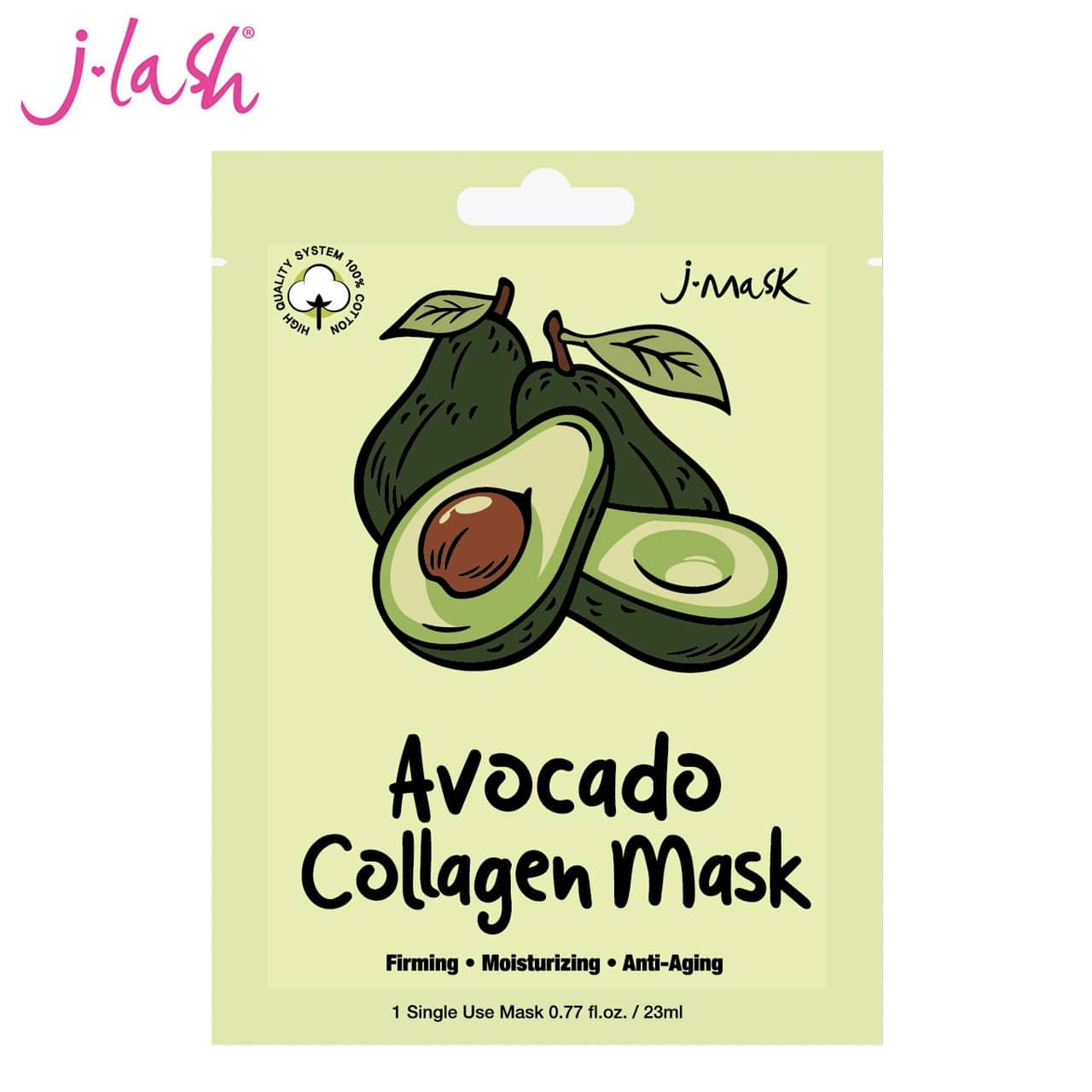 FACE MASK AVOCADO COLLAGEN J LASH Luces Beautiful