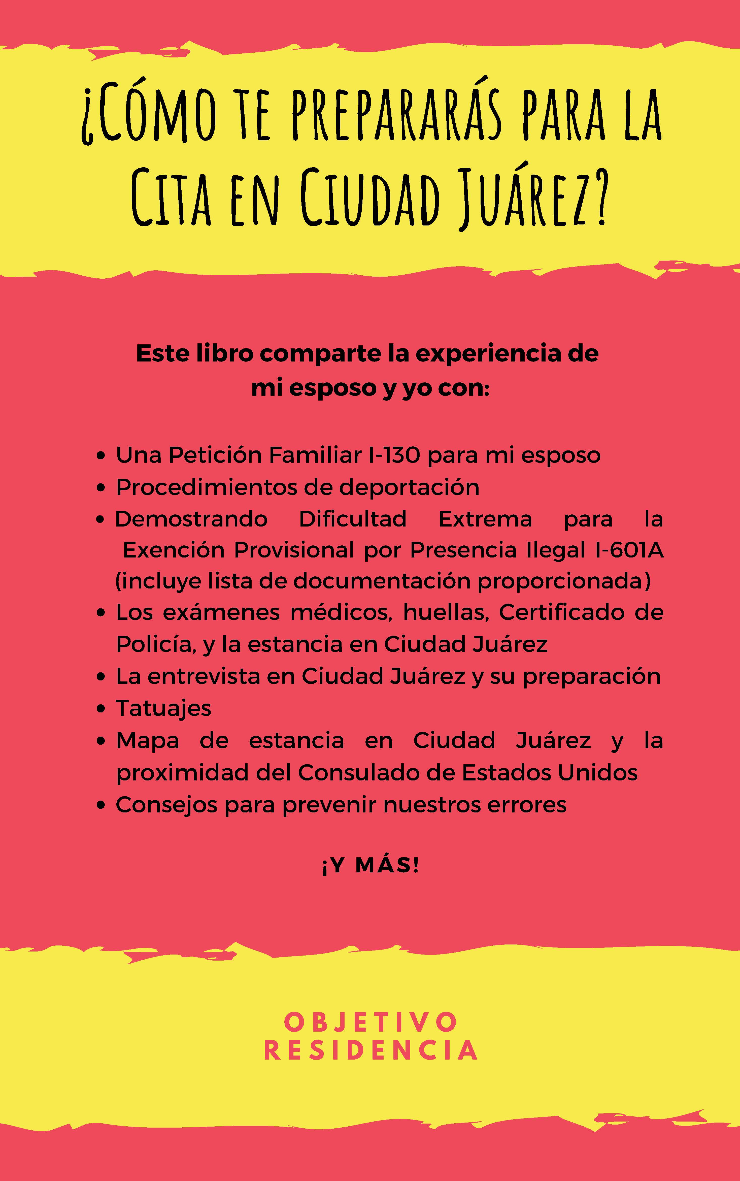 El Libro sobre la experiencia con la Cita en Ciudad Juarez Lucesitas
