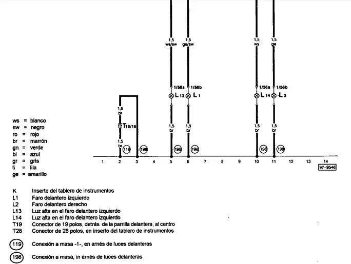 Manual de Diagramas Eléctricos Volkswagen Golf Jetta 1992 - 1997