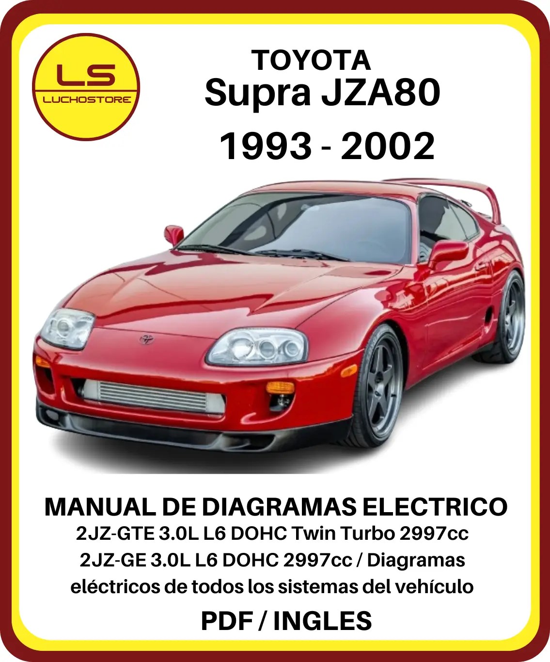 Toyota Supra JZA80 1993 - 2002 Manual de Diagramas Eléctricos