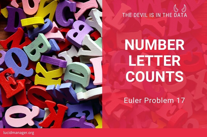 Project Euler 17 solution in R Number Letter Counts