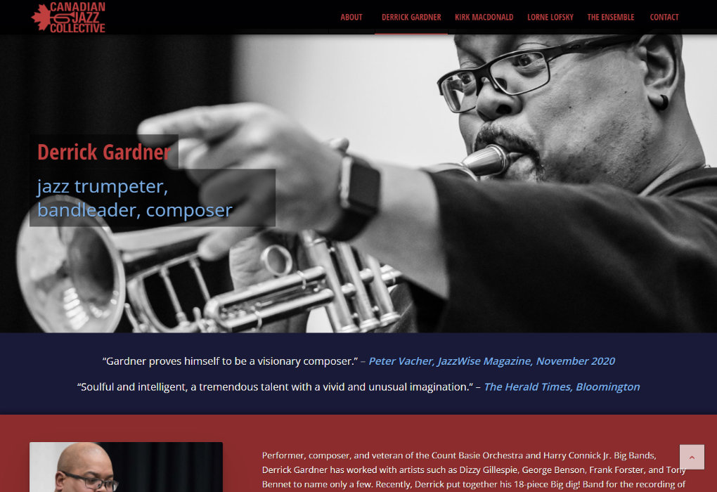 Canadian Jazz Collective Lucie Designer