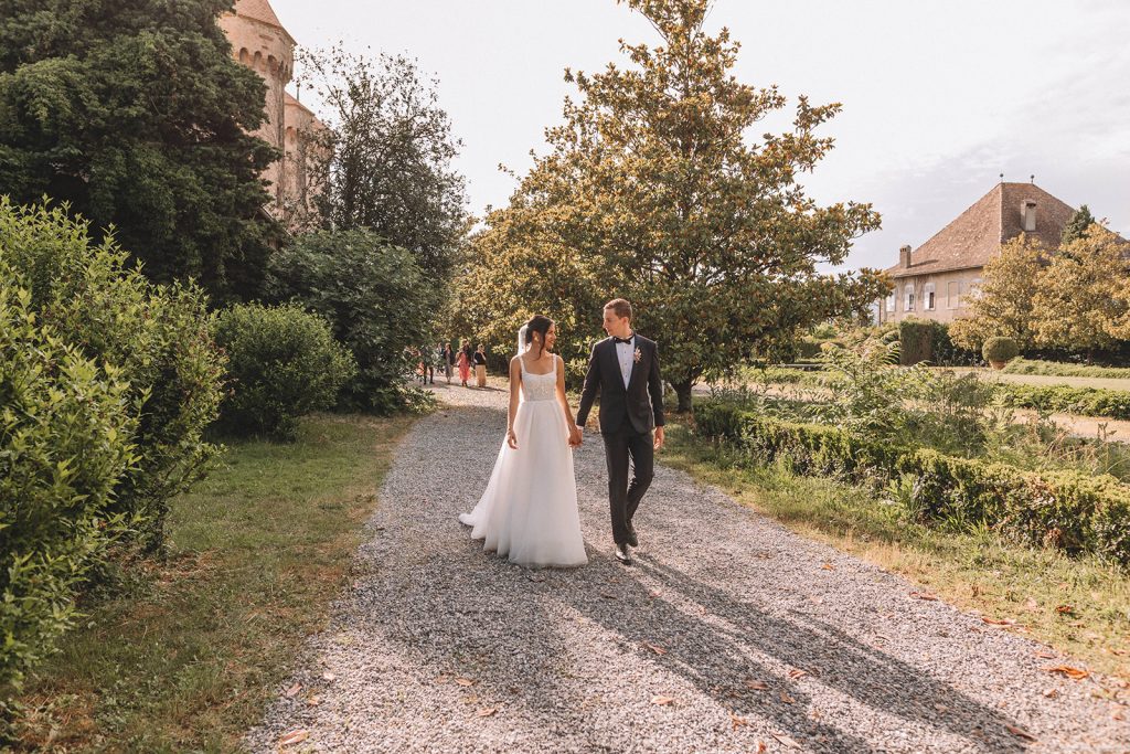 photographe de mariage au château de ripaille