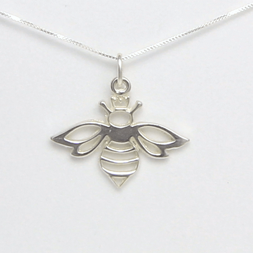Lucina K Queen Bee Necklace Sterling Silver Lucina K.