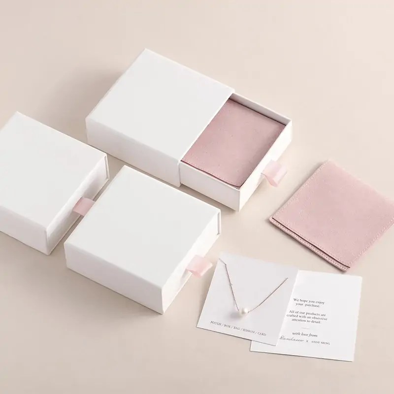 Wholesale Jewelry Packaging Boxes Custom Logo Label