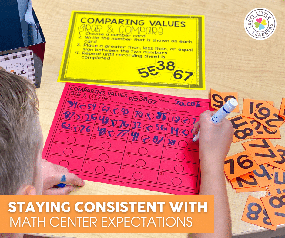 2nd Grade Math Centers Launching & Management Lucky Little Learners