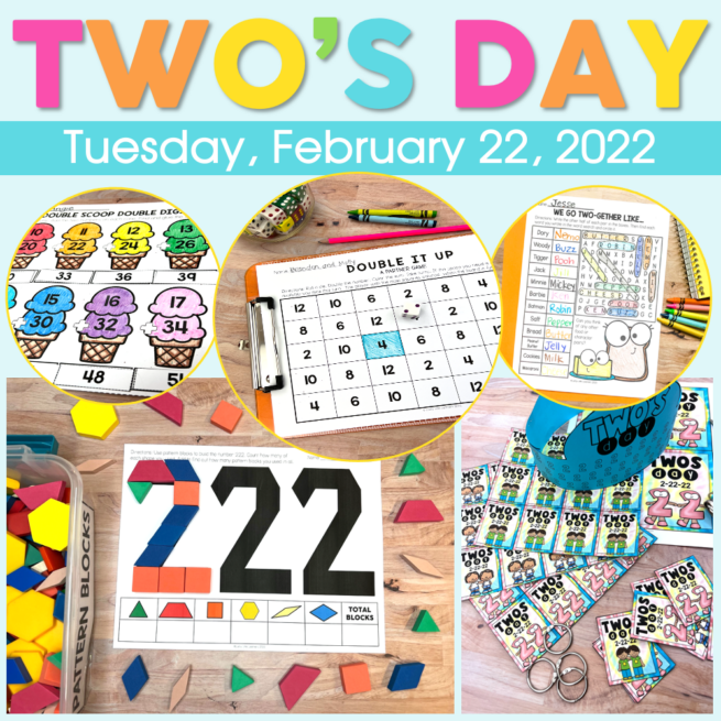 Wall Décor Find Someone Who en Español Printable 22/ 22 Twos Day