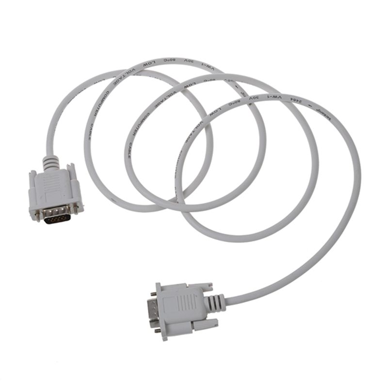 1X(VGA DB15 Male To RS232 DB9 Pin Male Adapter Cable / Video Graphic