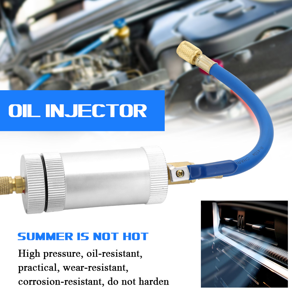 Air Conditioning Car Oil Injection Dye Injection Tool 2 Ounce 1/4 inch