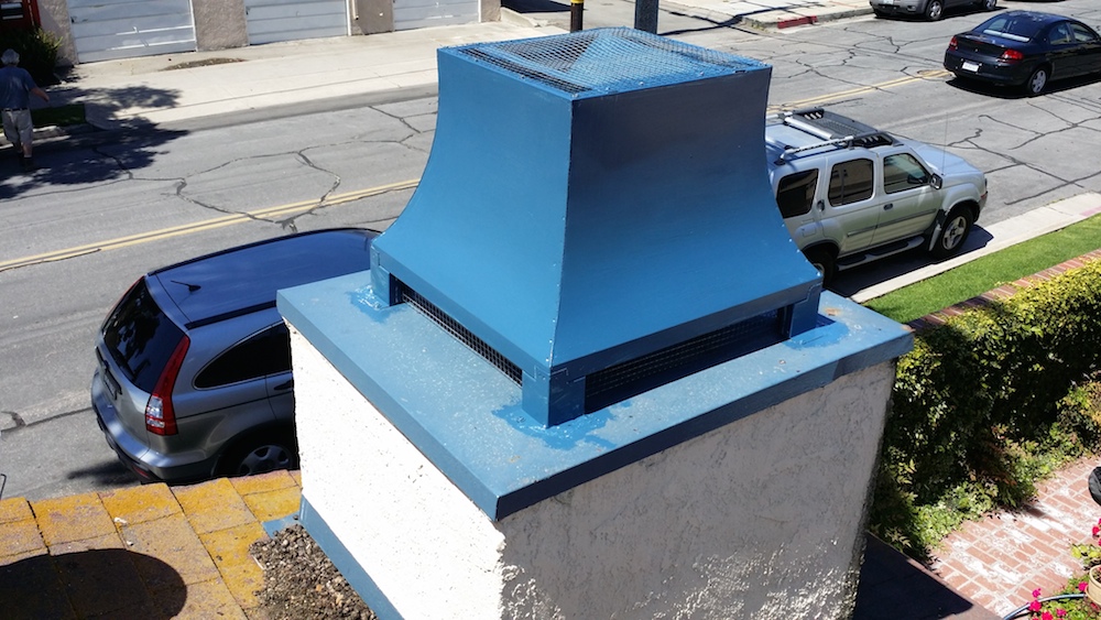 Custom chimney caps in Orange County