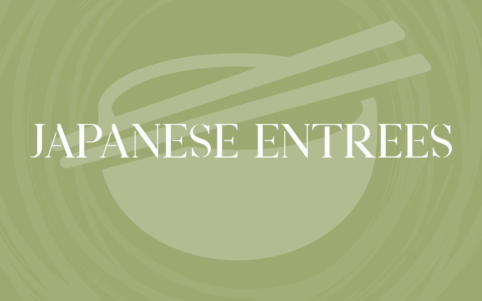 Japanese Entrees Lucky Sushi Cafe