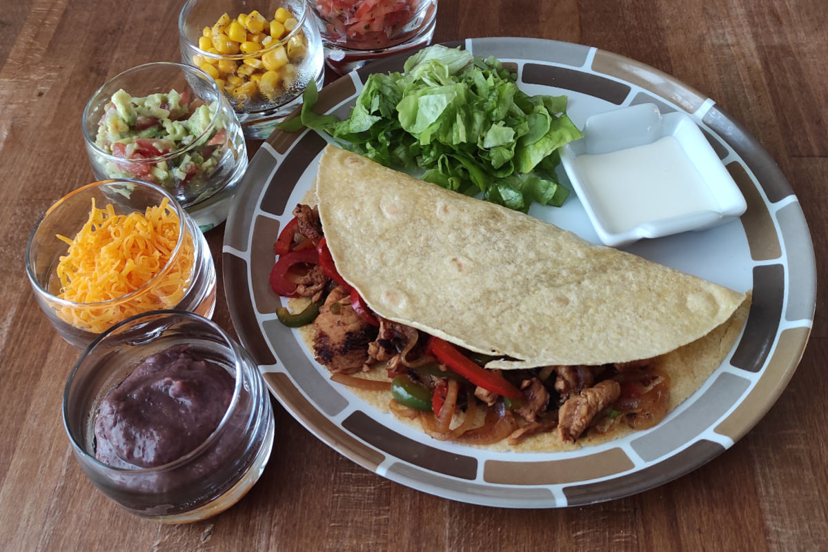 Fajitas, une recette de Lucullent!