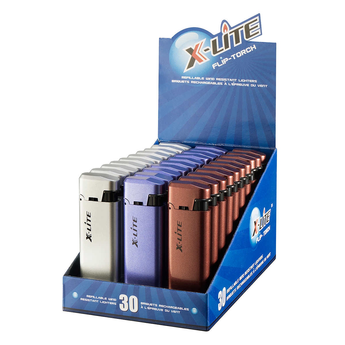 XLite Refillable WindResistant Lighters LUCX Wholesale