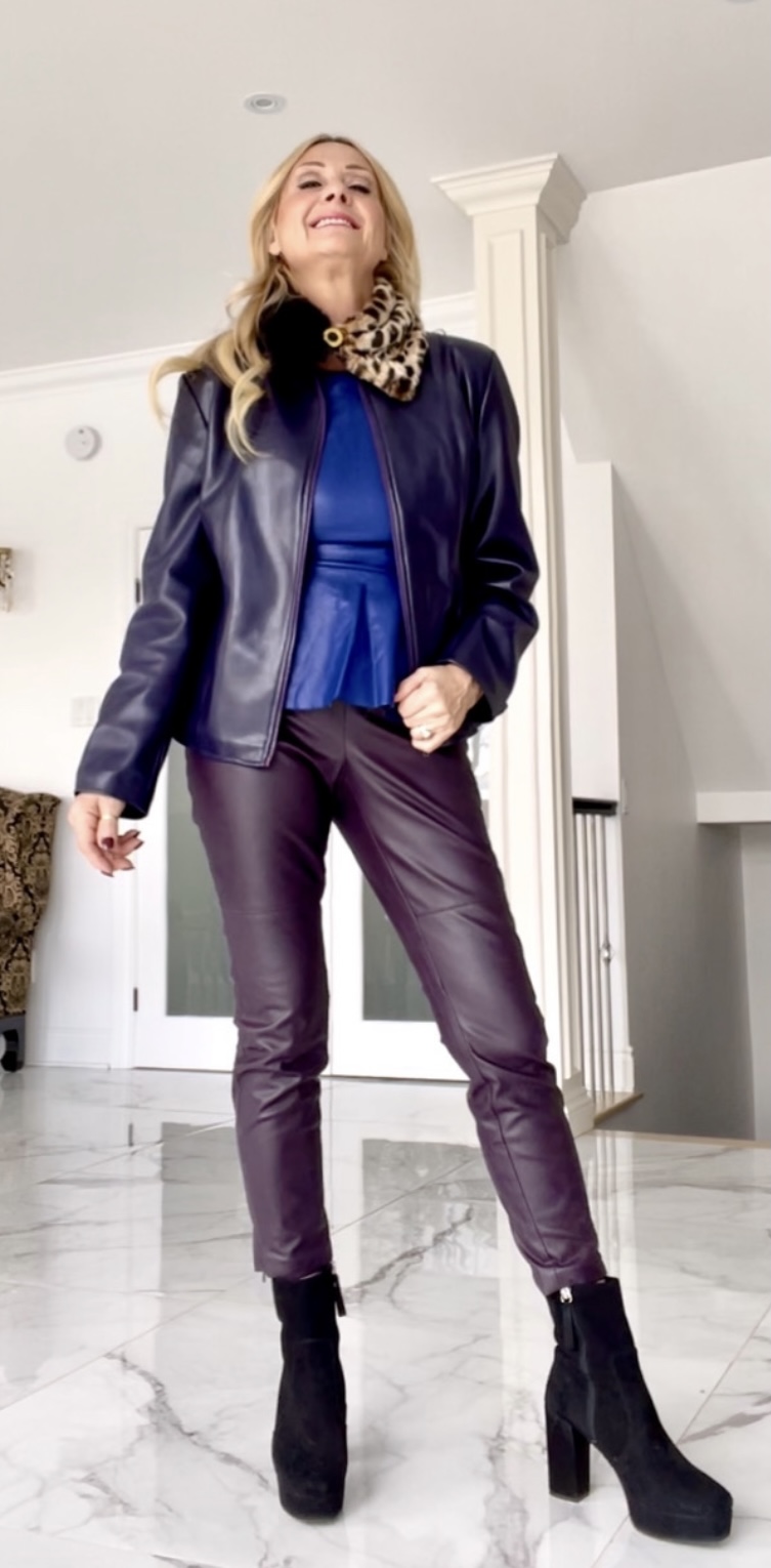Stylish Mondays in FauxLeather Looks!
