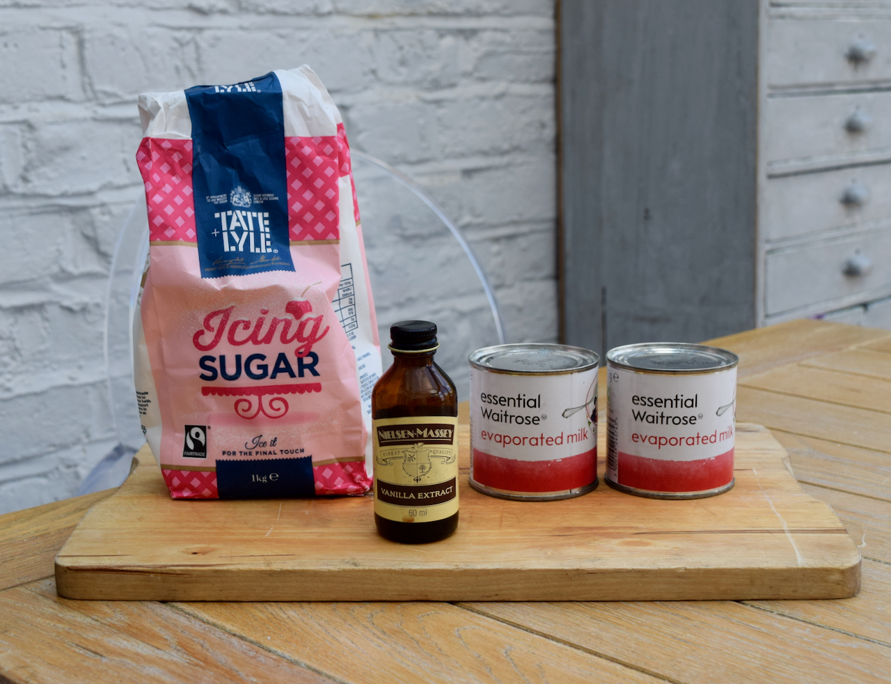 Evaporated Milk Ice Cream with Quick Chocolate Sauce from Lucy Loves