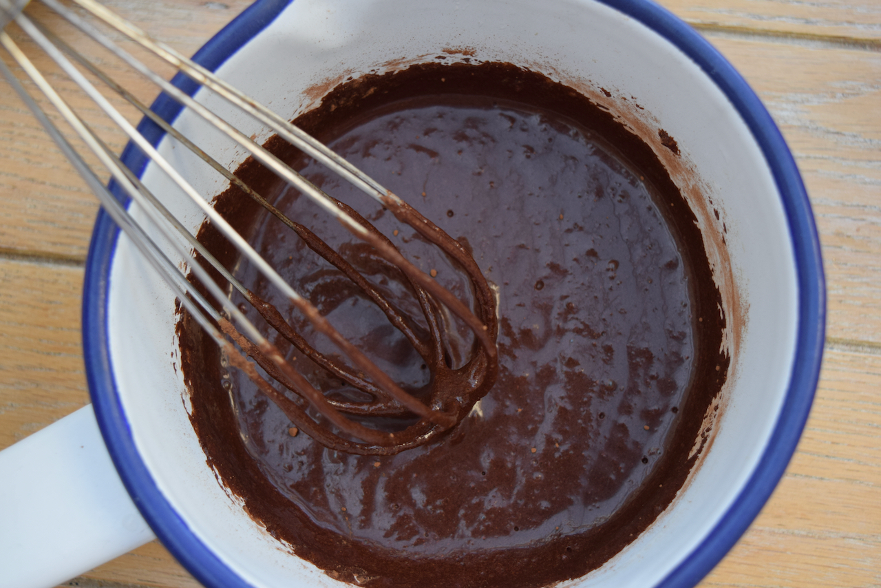 Evaporated Milk Ice Cream with Quick Chocolate Sauce from Lucy Loves