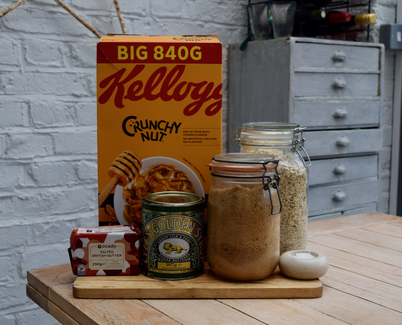 Crunchy Nut Cornflake Flapjack recipe from Lucy Loves Food Blog