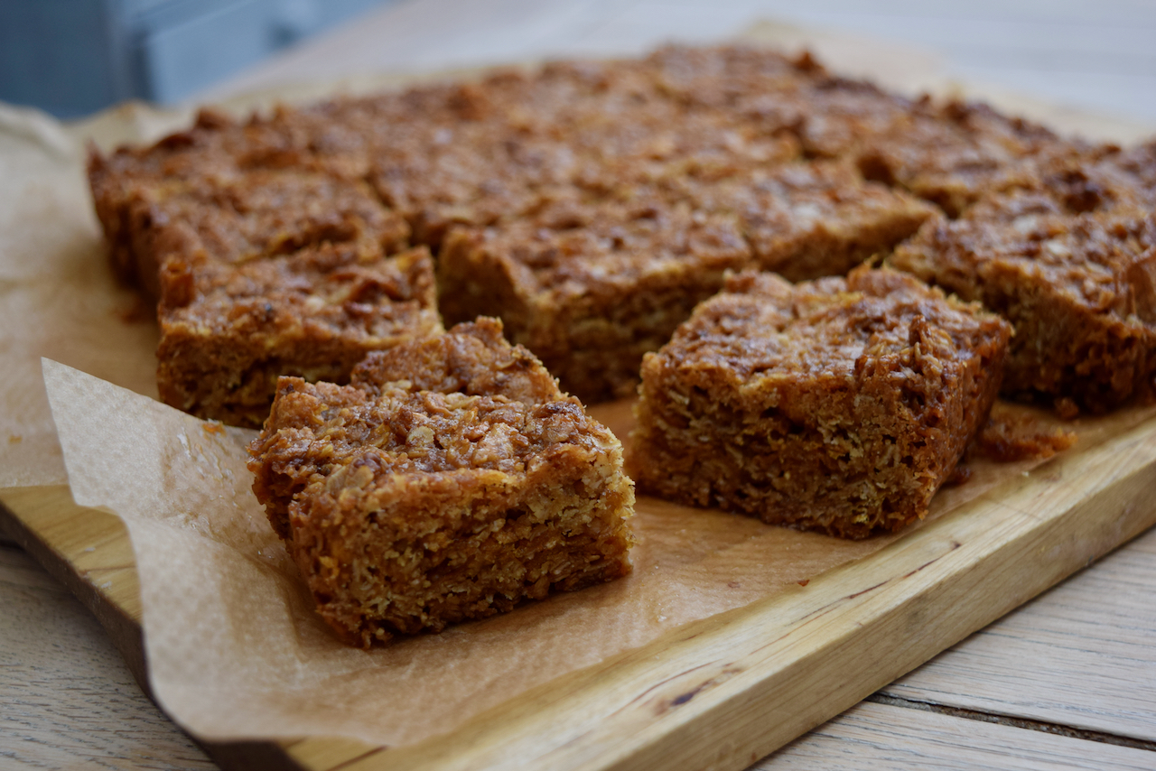 Crunchy Nut Cornflake Flapjack recipe from Lucy Loves Food Blog