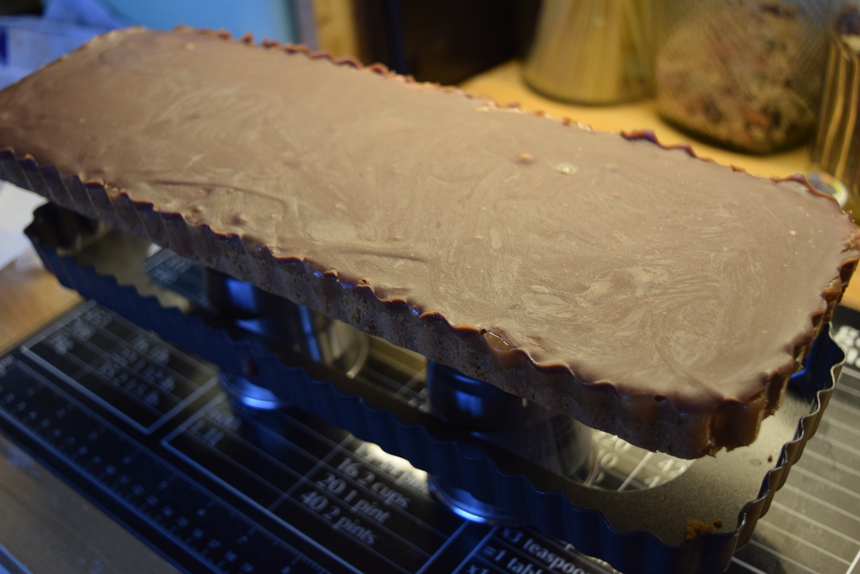 Chocolate Toffee Tart from Lucy Loves