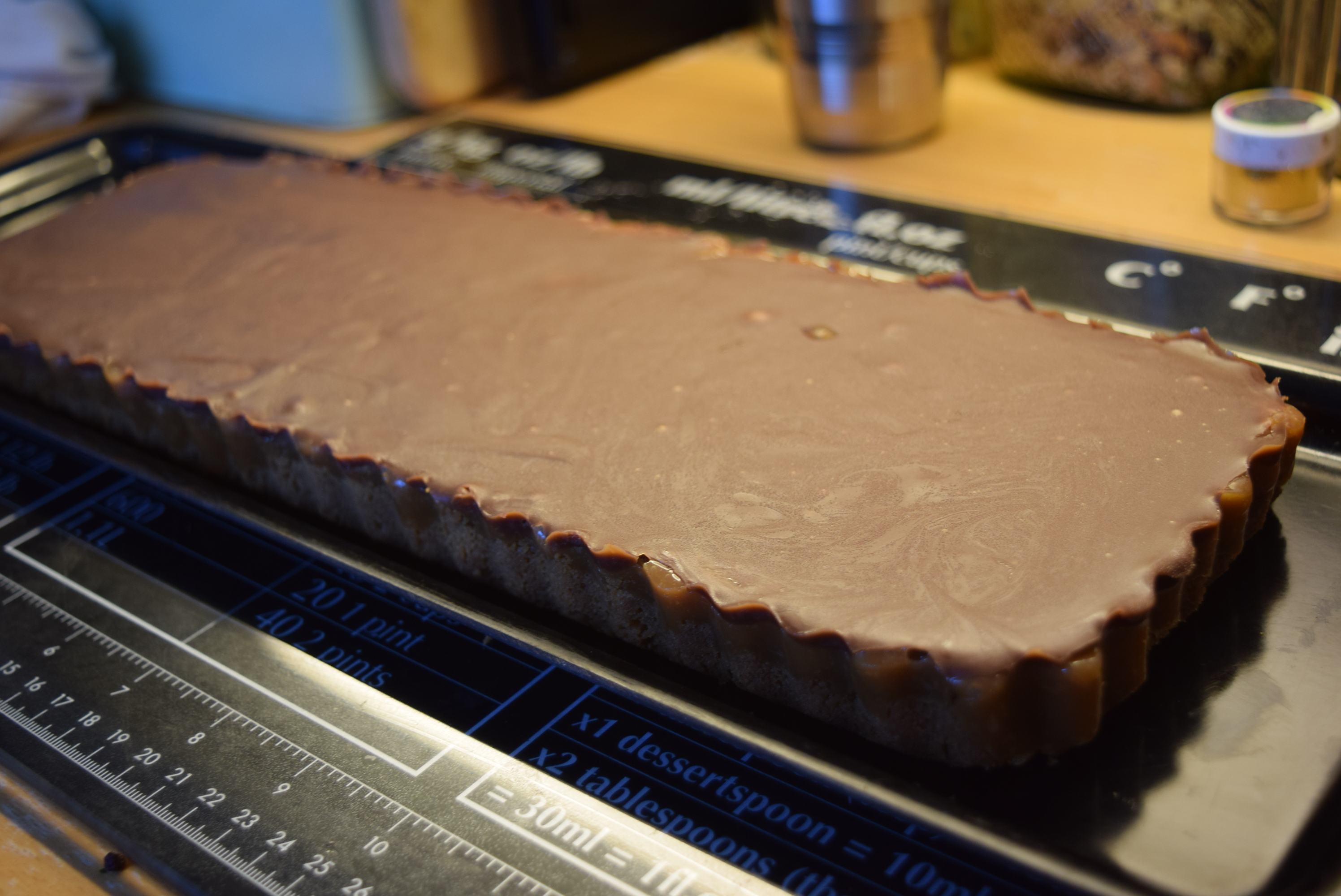 Chocolate Toffee Tart from Lucy Loves