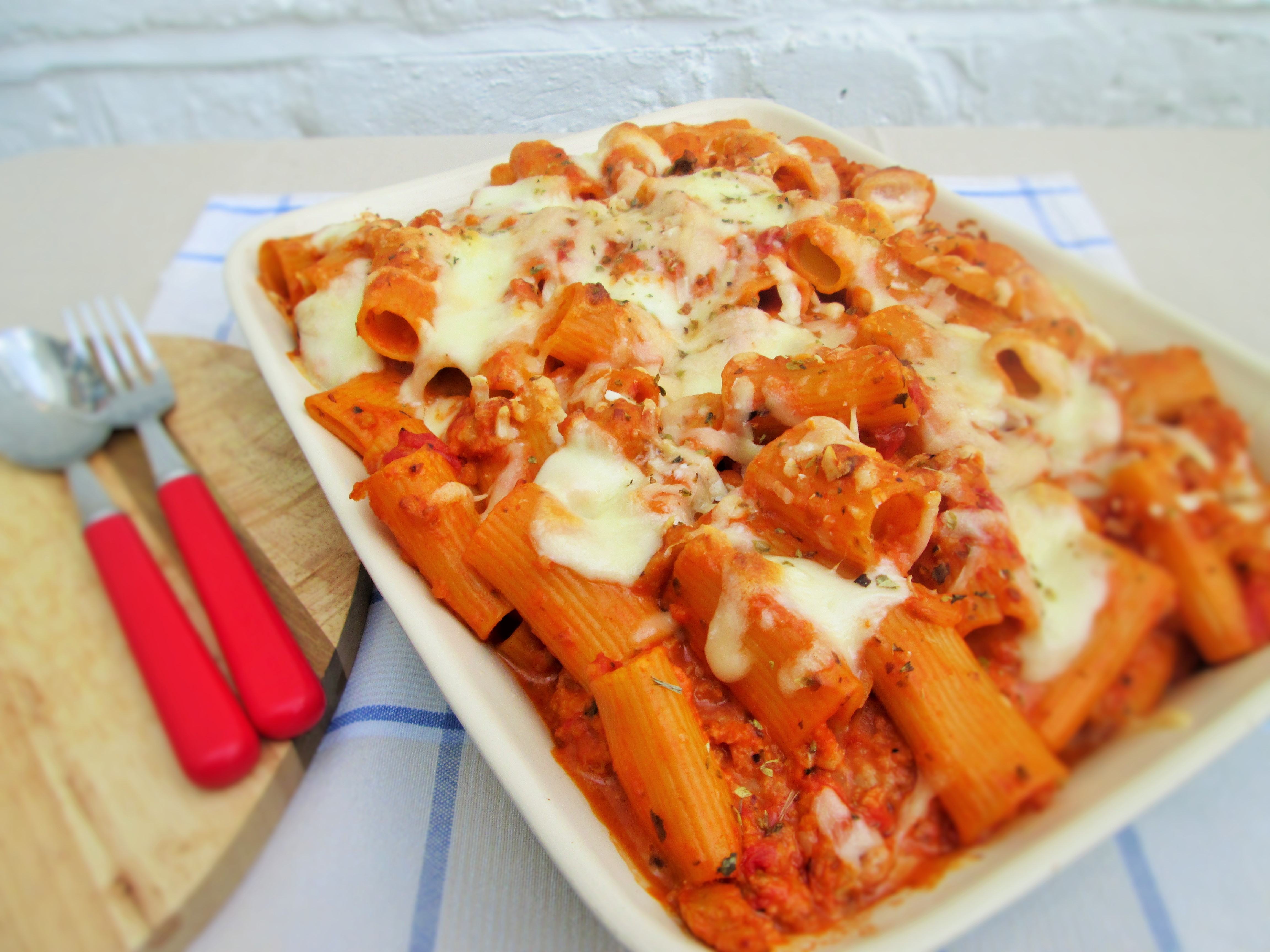 Baked Italian Sausage Pasta from Lucy Loves Food Blog