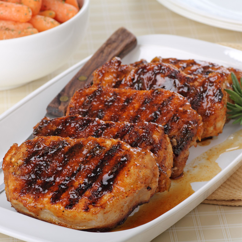 Honey Mustard Pork with DemiGlace Sauce LUDA