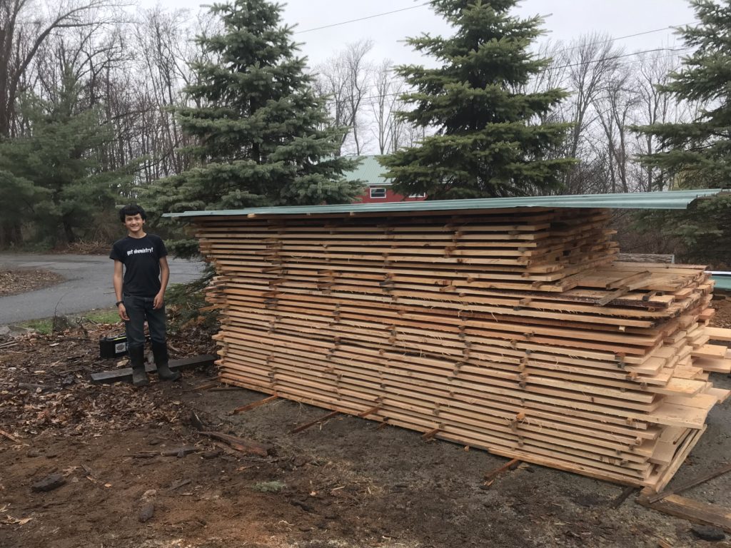Rough cut pine barn siding Ludo's Thick & Thin Lumber