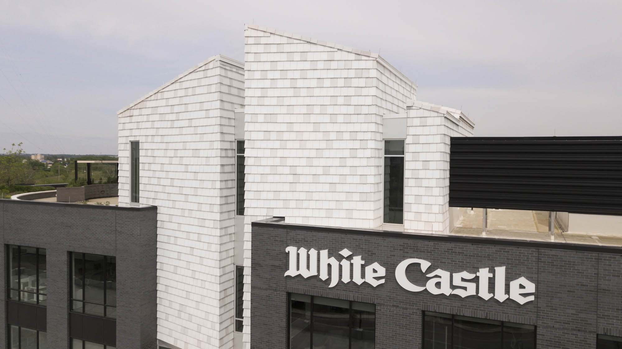 White Castle Headquarters Wall Cladding Ludowici Roof Tile