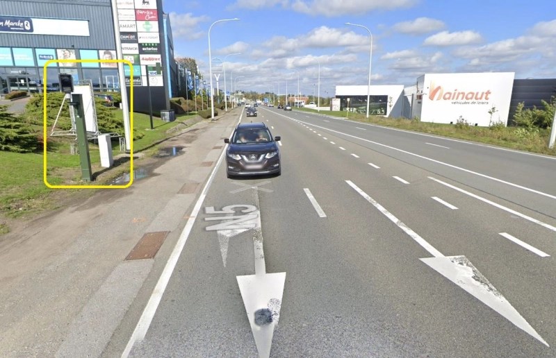 Radar Fixe 90 km/h Charleroi 60Hainaut N5