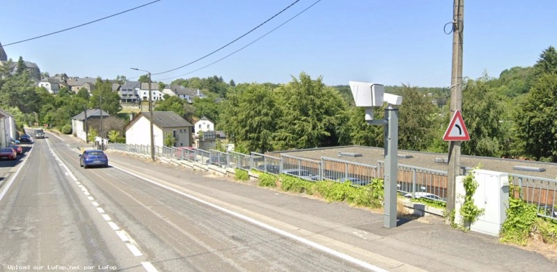 Luxembourg Carte des Radars automatiques du département et