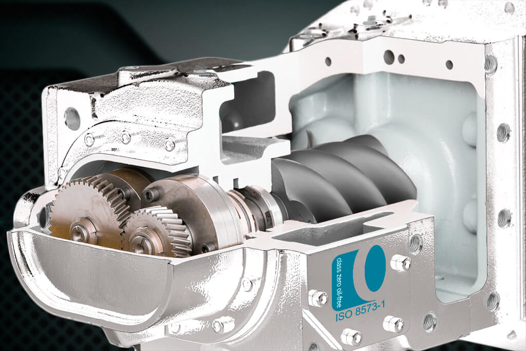 Rotary Screw Air compressor packaging Luftkryo