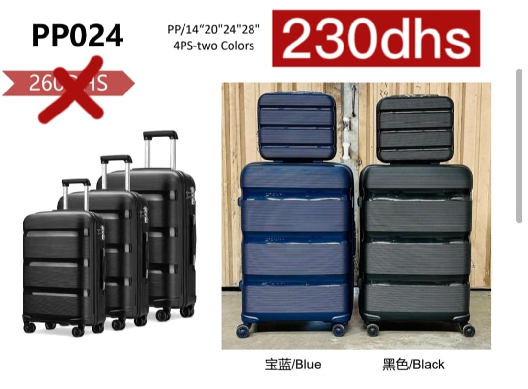 Wholesale PP Luggage Sets in Dubai, UAE Lucky Power Suitcase Sets