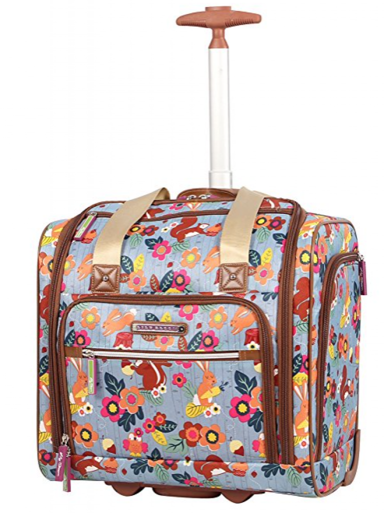 Lily Bloom Under the Seat Design Pattern Carry on Bag With Wheels Review 2020 Luggage Spots