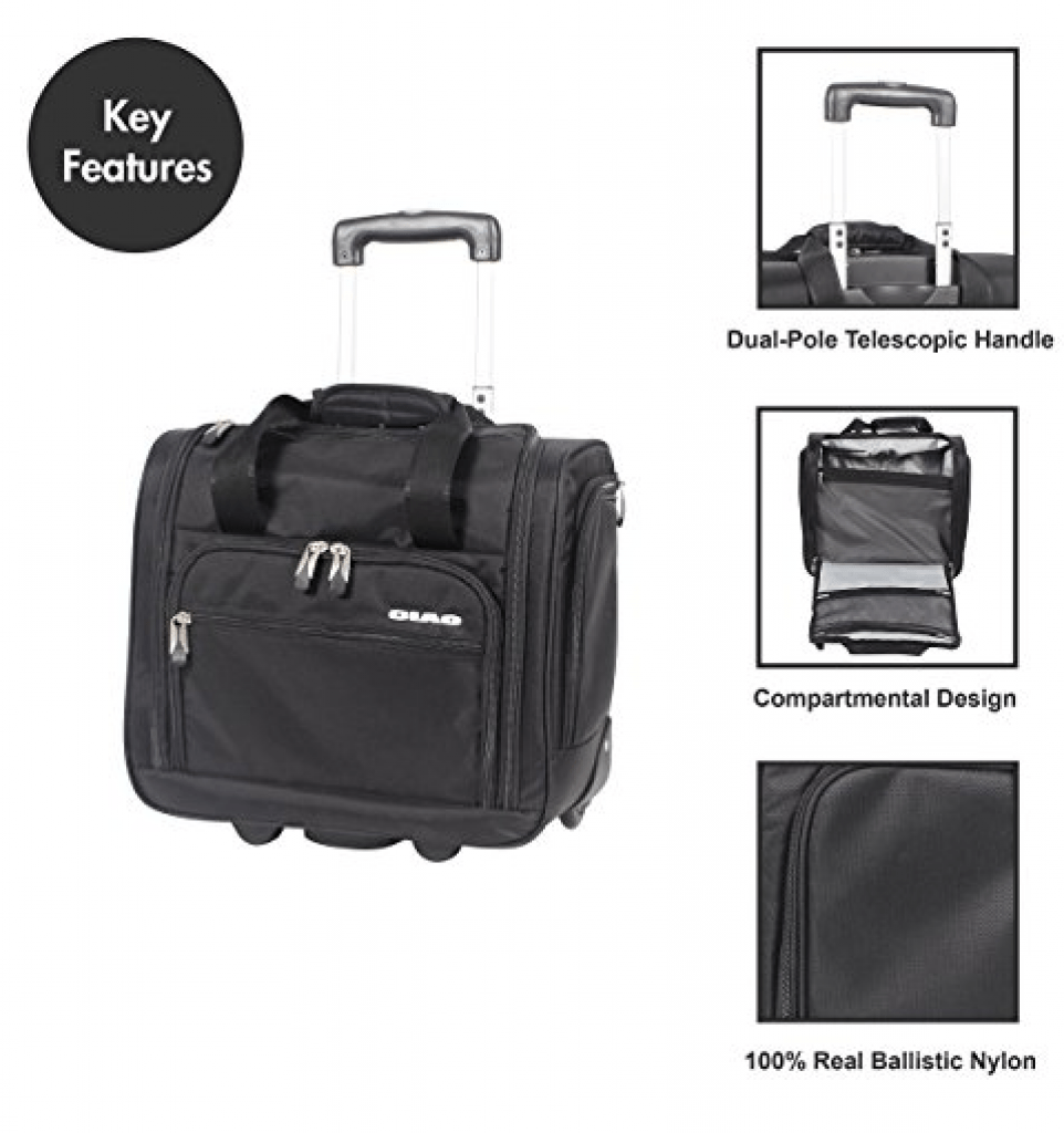 Ciao Luggage Carry On Suitcase Under the Seat Bag Review 2020 Luggage