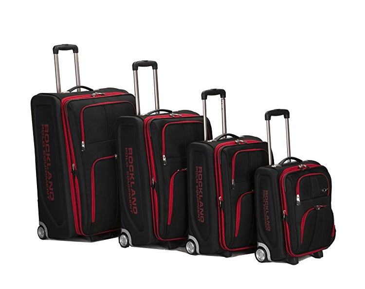 Rockland Luggage Varsity Polo Equipment 4 Piece Luggage Set Review 2020
