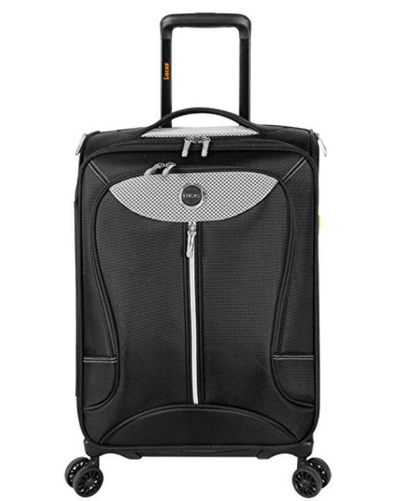 Lucas Luggage Adrenaline 2 Piece Softside Expandable Spinner Suitcase