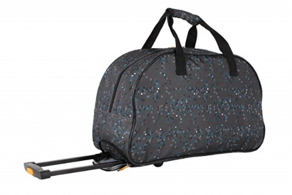 Lucas 22inch Printed Rolling Duffel CarryOn Bag Reviews 2020