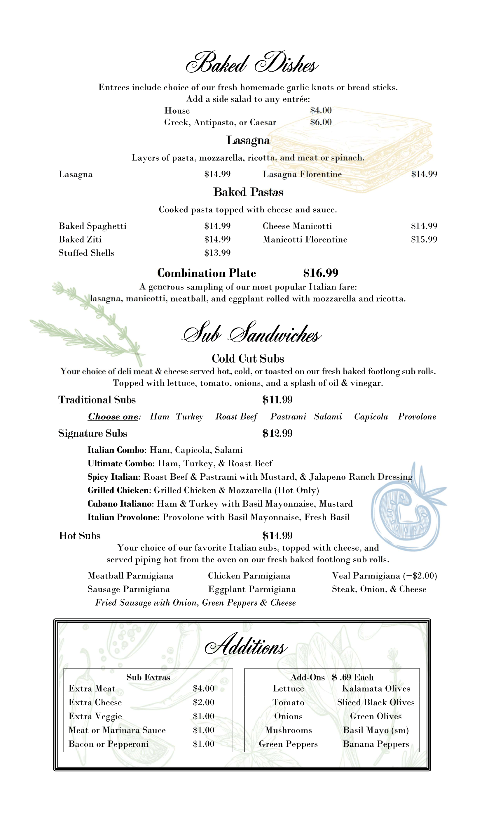 Luigi's Italian Restaurant Eustis, Florida