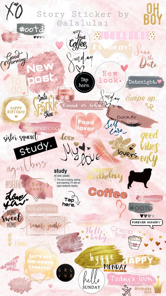 Instagram So verwendest du meine free Story Sticker