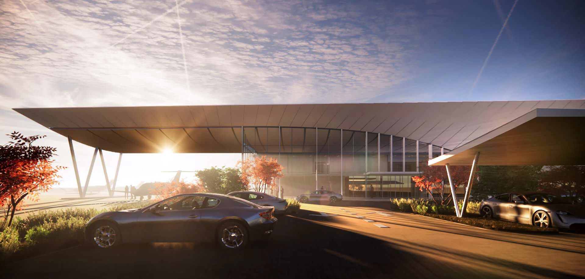 Nuevo Edificio FBO del Aeropuerto Ejecutivo del Condado de Fulton